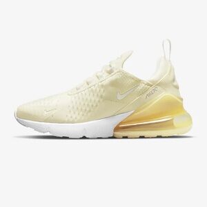 Nike Air Max 270 Pale Yellow Sneakers size 9